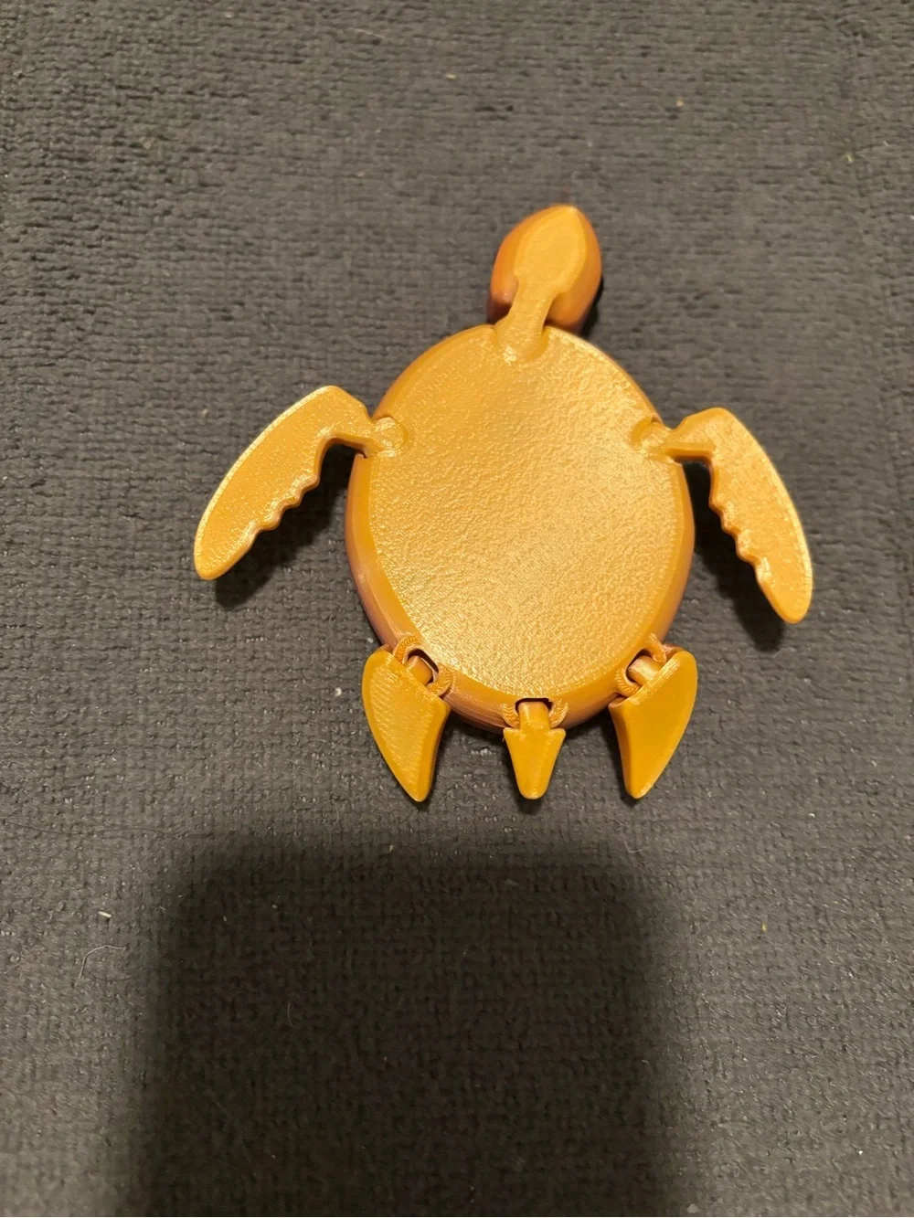 Pink and Gold Turtle Fidget Toy